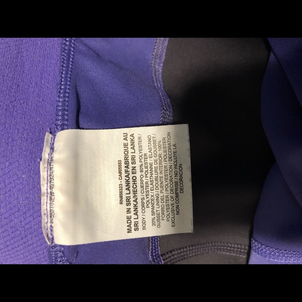 3/4 length purple Nike leggings - Picture 6 of 6